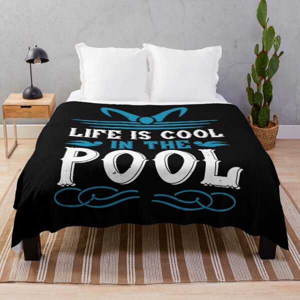 Item preview, Life Is Cool In The Pool designed and sold by GoodVibeDesign.