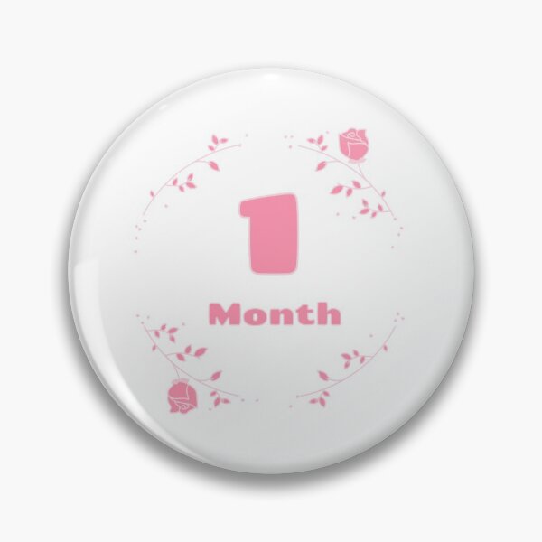 Item preview, floral baby monthly milestone 1 month designed and sold by sully-boutique.