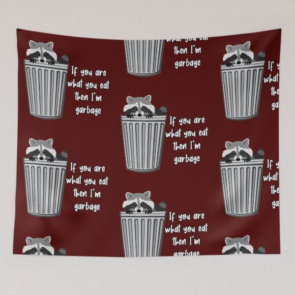 Item preview, Raccoon in trash designed and sold by Buddy’s Collars.