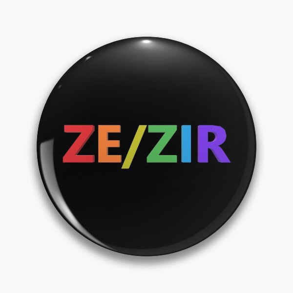 Item preview, Ze/Zir Pronouns designed and sold by Spectrum Perspectives.