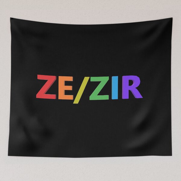Item preview, Ze/Zir Pronouns designed and sold by Spectrum Perspectives.