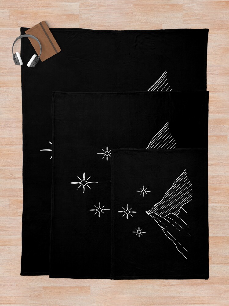 Alternate view of The Night Court Throw Blanket