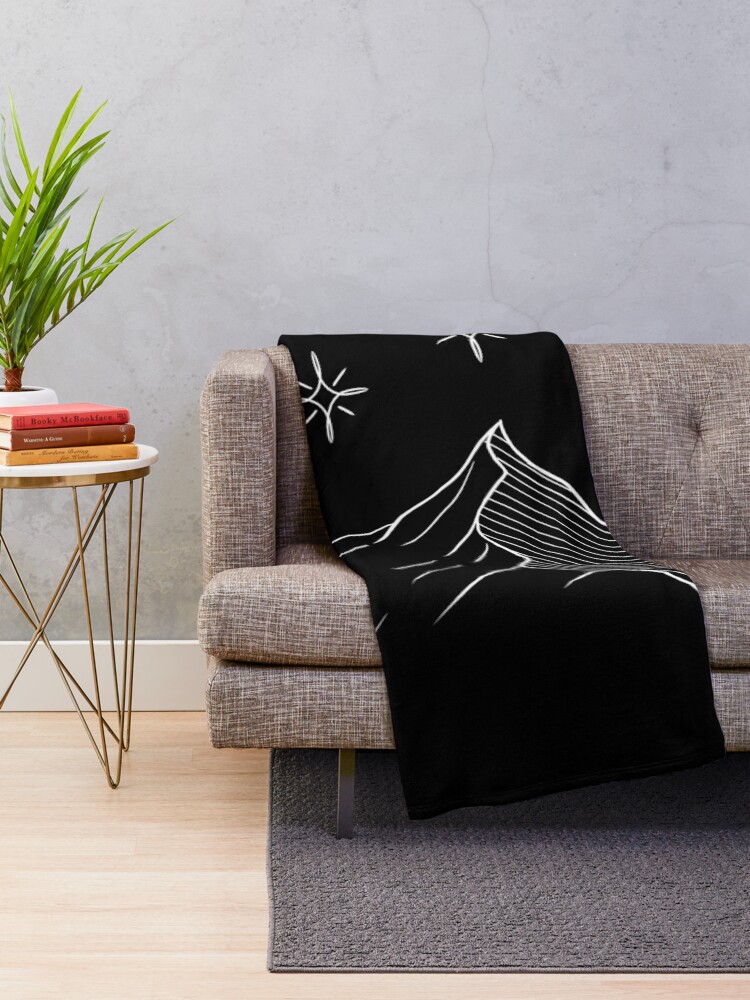 Alternate view of The Night Court Throw Blanket