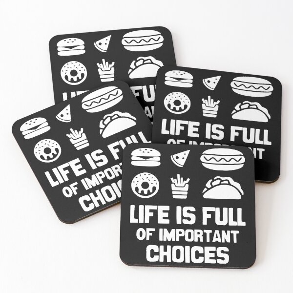 Item preview, Life is full of important choices food designed and sold by Statim.