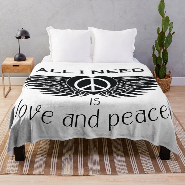 Item preview, All I need is love and peace designed and sold by Beefytee.