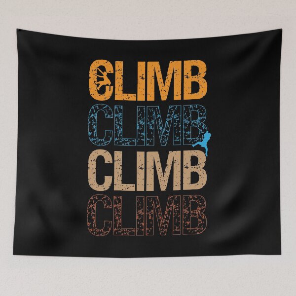 Item preview, Climb Rock Outdoor Cliff Adventure Harness Mountain Climbing Adventurer Silhouette Recreational Activity Hike Nature designed and sold by shirti.