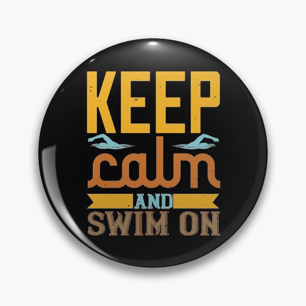 Item preview, Keep Calm And Swin On designed and sold by GoodVibeDesign.