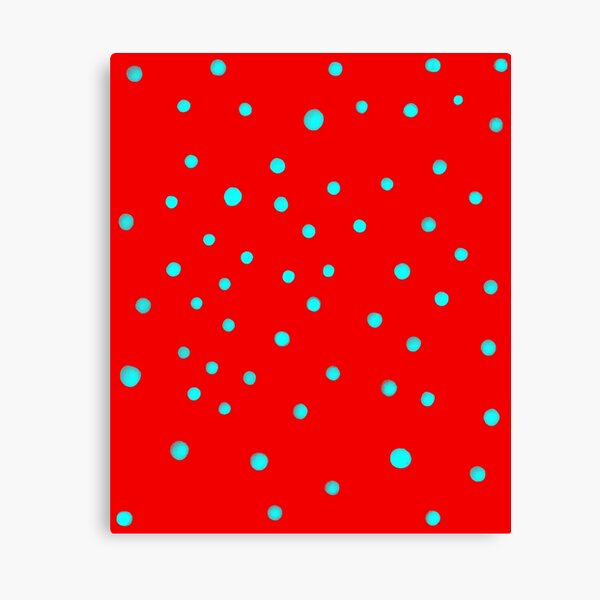 Aperçu de l'œuvre Pois rouges et bleus créée et vendue par rupydetequila.