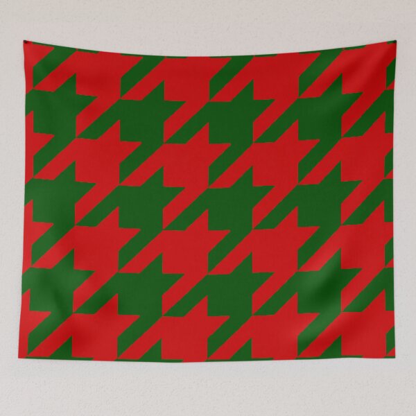 Item preview, christmas houndstooth designed and sold by Gossip Rag.