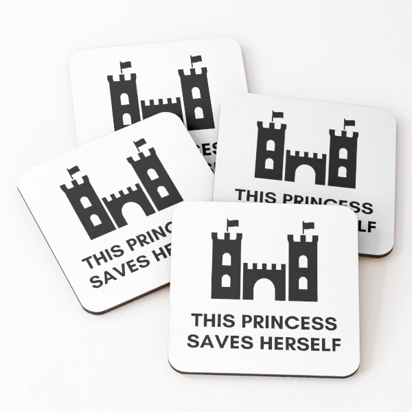 Item preview, This Princess Saves Herself designed and sold by deboranatasia.