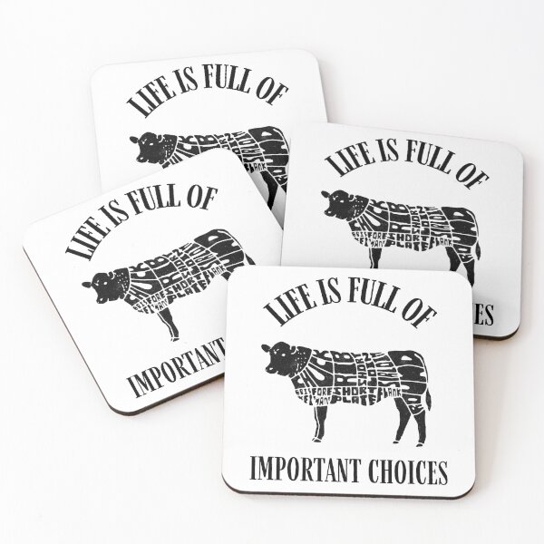 Item preview, Life Is Full of Important Beef Cut Choices designed and sold by kroegerjoy.