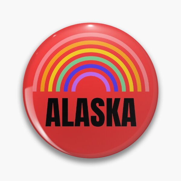Aperçu de l'œuvre Alaska - I love Alaska - I heart Alaska - Rainbow in Alaska créée et vendue par DesignTool.