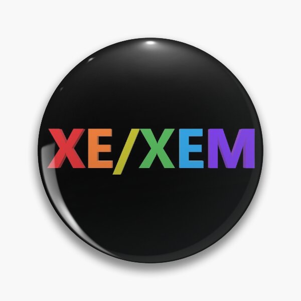 Item preview, Xe/Xem Pronouns designed and sold by Spectrum Perspectives.