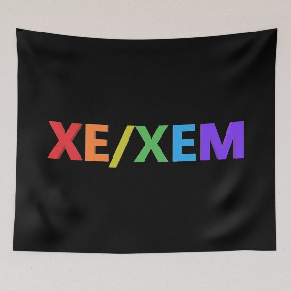 Item preview, Xe/Xem Pronouns designed and sold by Spectrum Perspectives.
