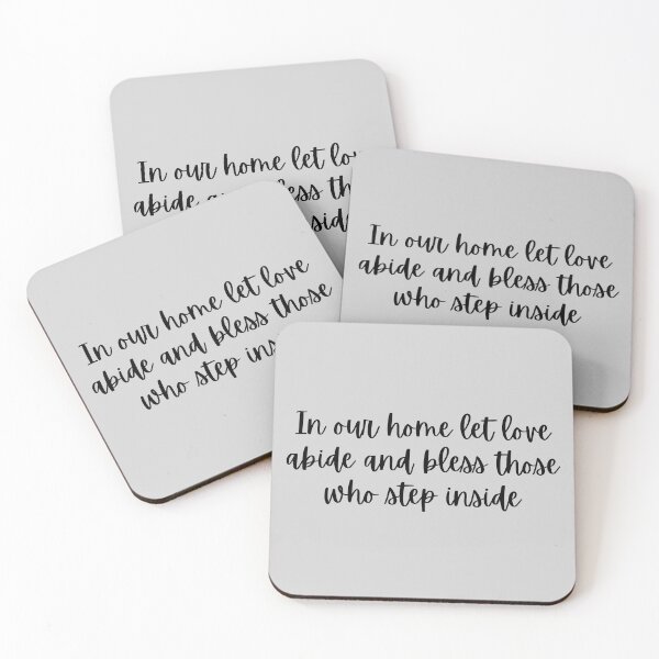 Item preview, In our home let love abide and bless those who step inside - by Boo-da-chay designed and sold by Boo-da-chay.