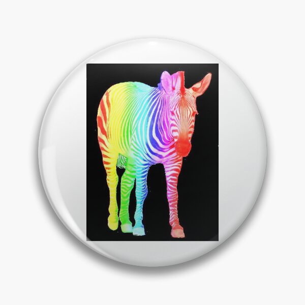 Item preview, Rainbow-Striped Mountain Zebra designed and sold by Blippybrain.