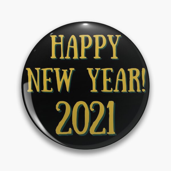 Item preview, happy new year! 2021 holiday blue teal gold yellow stars pattern designed and sold by maplunk.