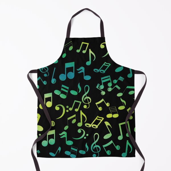 Item preview, Yellow And Green Music Notes designed and sold by Primroaddesigns.