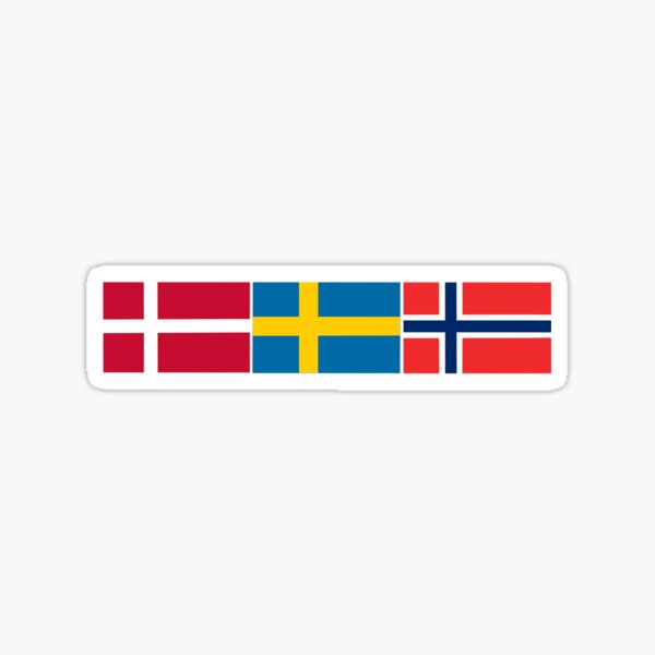 Item preview, Scandinavian Flags  designed and sold by levsal.