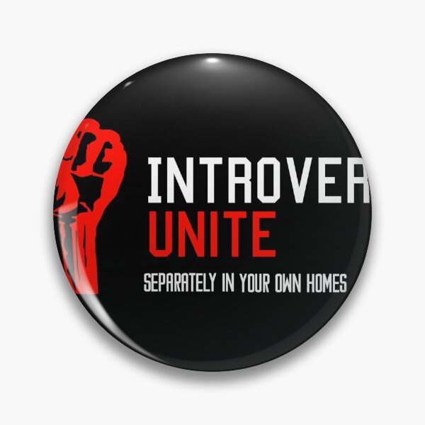 Item preview, Introverts unite separately in your own homes designed and sold by chyaart.