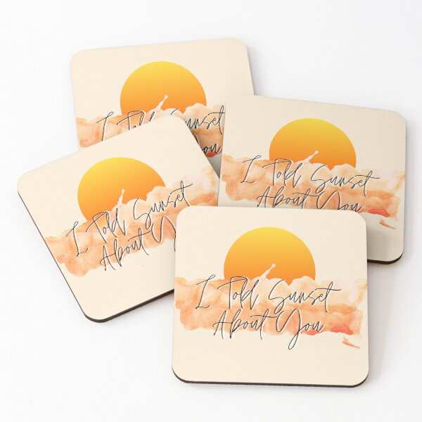 Item preview, I Told Sunset About You word art designed and sold by Argus Persa.