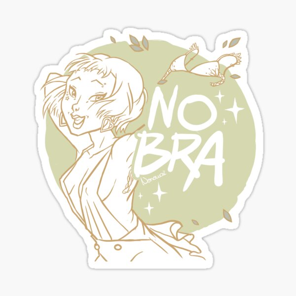 GreenWitch - Zéro déchet - Sans soutien-gorge Sticker