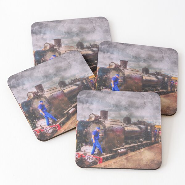 Item preview, Maldon Steam Train Watercolor designed and sold by Steven Jodoin.