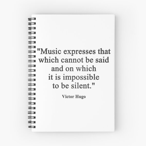Item preview, Music expresses that which cannot be said designed and sold by Spectrum Perspectives.