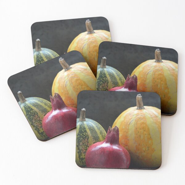 Item preview, pomegranate and pumpkins on black 4 designed and sold by Mike Kiev art.