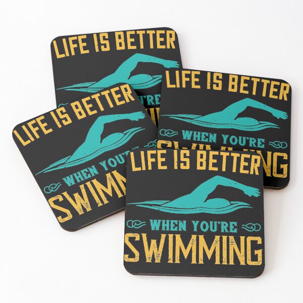 Item preview, Life Is Better When You're swimming designed and sold by GoodVibeDesign.