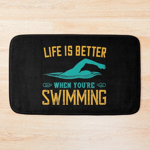 Item preview, Life Is Better When You're swimming designed and sold by GoodVibeDesign.