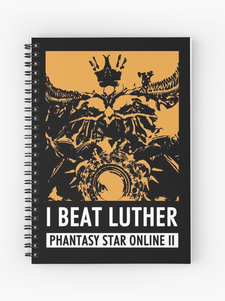 Thumbnail 1 of 3, Spiral Notebook, PSO2 - I Beat Luther designed and sold by UniKoRn.
