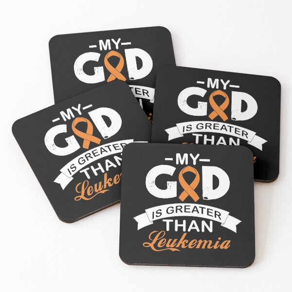 Item preview, My god is greater than leukemia designed and sold by mederDESIGNS.