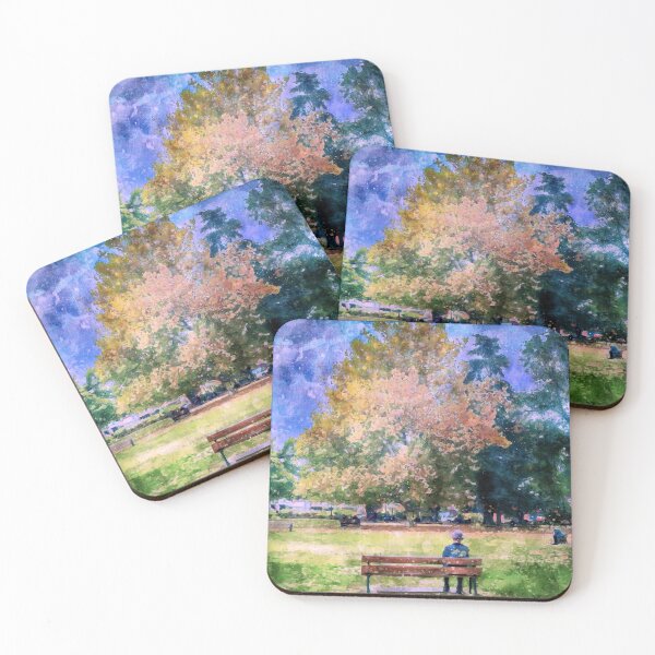 Item preview, Contemplating Autumn at Victory Park Watercolor designed and sold by Steven Jodoin.