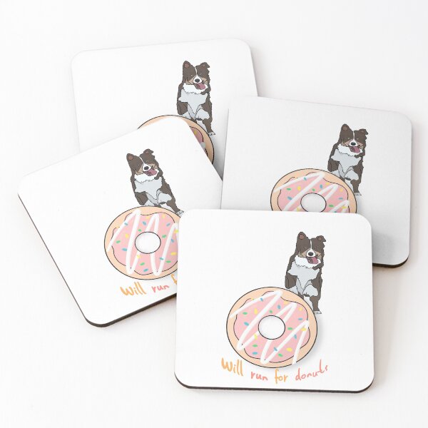 Item preview, Border collie will run for donuts designed and sold by OkeyDoggie.