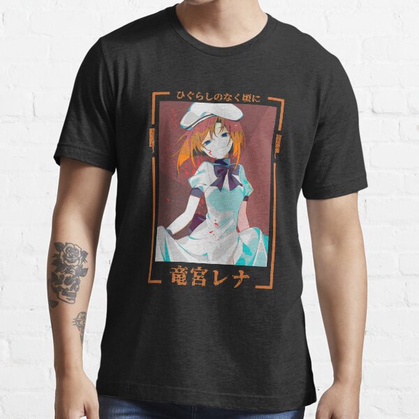 Furude Rika Psycho Higurashi When They Cry T Shirt By Miroteiempire Redbubble