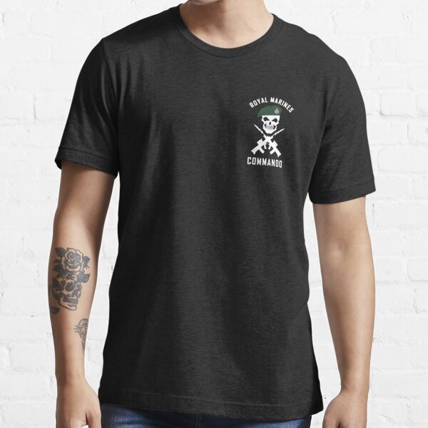 Royal Marines Globe and Laurel T-Shirt 100% Cotton Desert Sand 