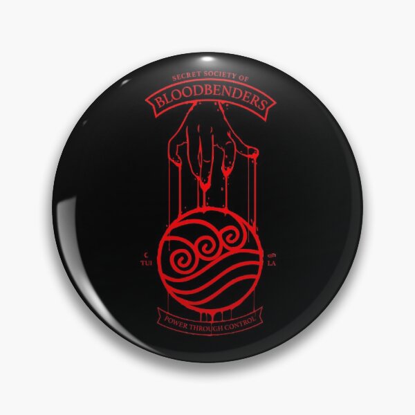 Bloodbender Secret Society Avatar-Inspired Design Pin