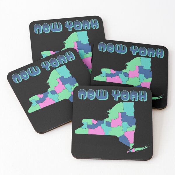 Item preview, County Map of New York designed and sold by Chubuter.