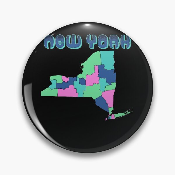 Item preview, County Map of New York designed and sold by Chubuter.
