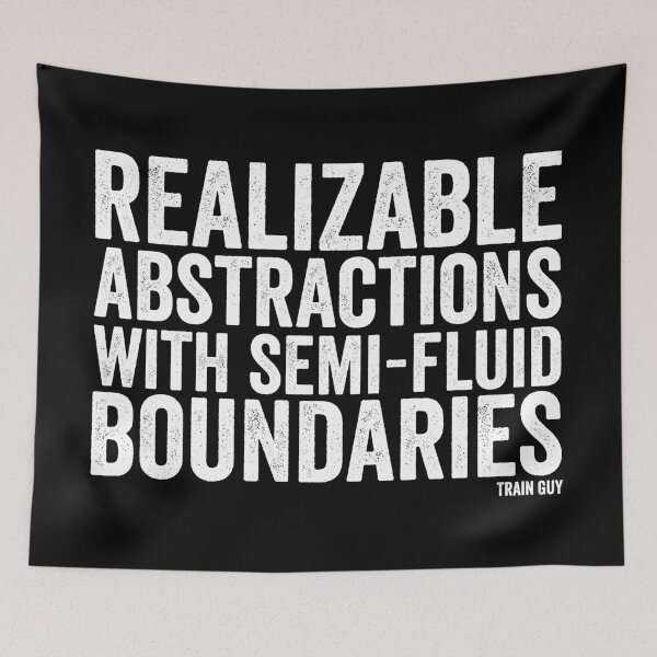 Item preview, Train Guy - Realizable abstractions with semi-fluid boundaries designed and sold by Craftaholic.