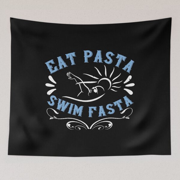 Item preview, Eat Pasta. Swim Fast designed and sold by GoodVibeDesign.