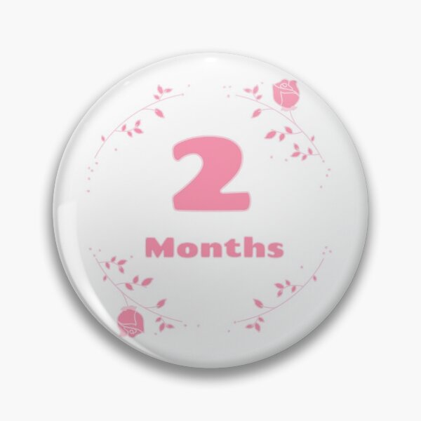 Item preview, Floral baby monthly milestone 2 months designed and sold by sully-boutique.