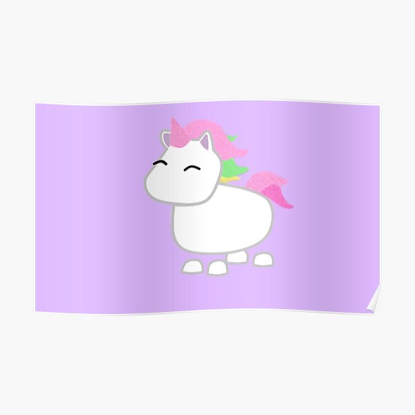 Unicorn Roblox Posters Redbubble - unicorn poster id roblox