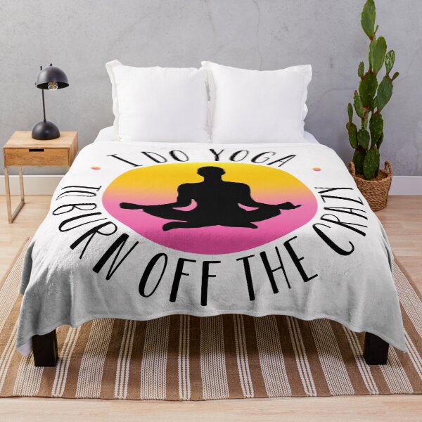 Item preview, i do yoga to burn off the crazy designed and sold by Bella's Merch.