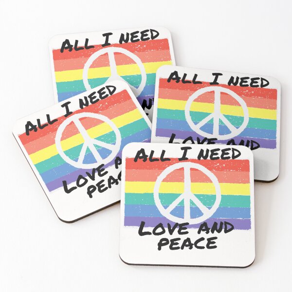 Item preview, All I need is love and peace designed and sold by Nyanko-Sempai.