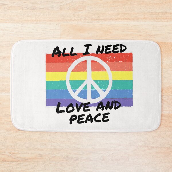 Item preview, All I need is love and peace designed and sold by Nyanko-Sempai.