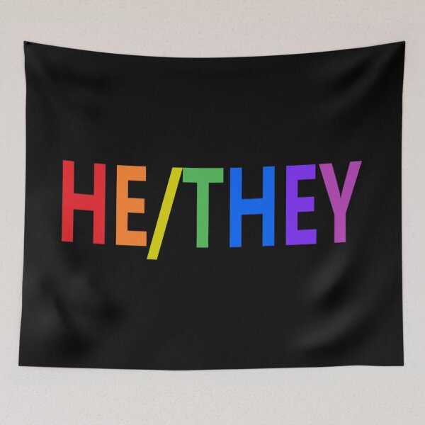 Item preview, He/They Pronouns designed and sold by Spectrum Perspectives.