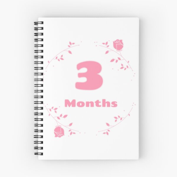Item preview, Floral baby monthly milestone 3 months designed and sold by sully-boutique.