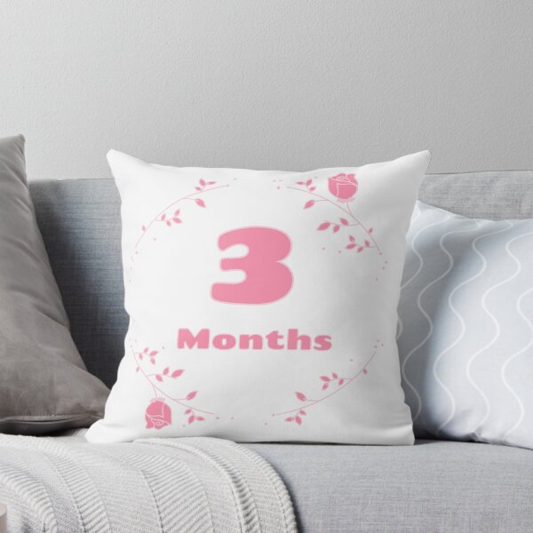 Item preview, Floral baby monthly milestone 3 months designed and sold by sully-boutique.